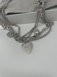 Thumbnail for Dior Necklace Multi Strand Heart Charm