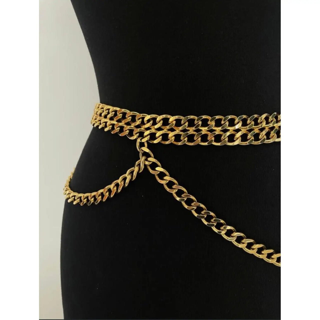 Chanel Vintage  GoldTone Chain Belt  Gold  Chanel Belt  Luxury High  Quality  Avvenice