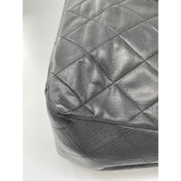 Thumbnail for CHANEL Black Lambskin Quilted Leather 24K Gold Plated