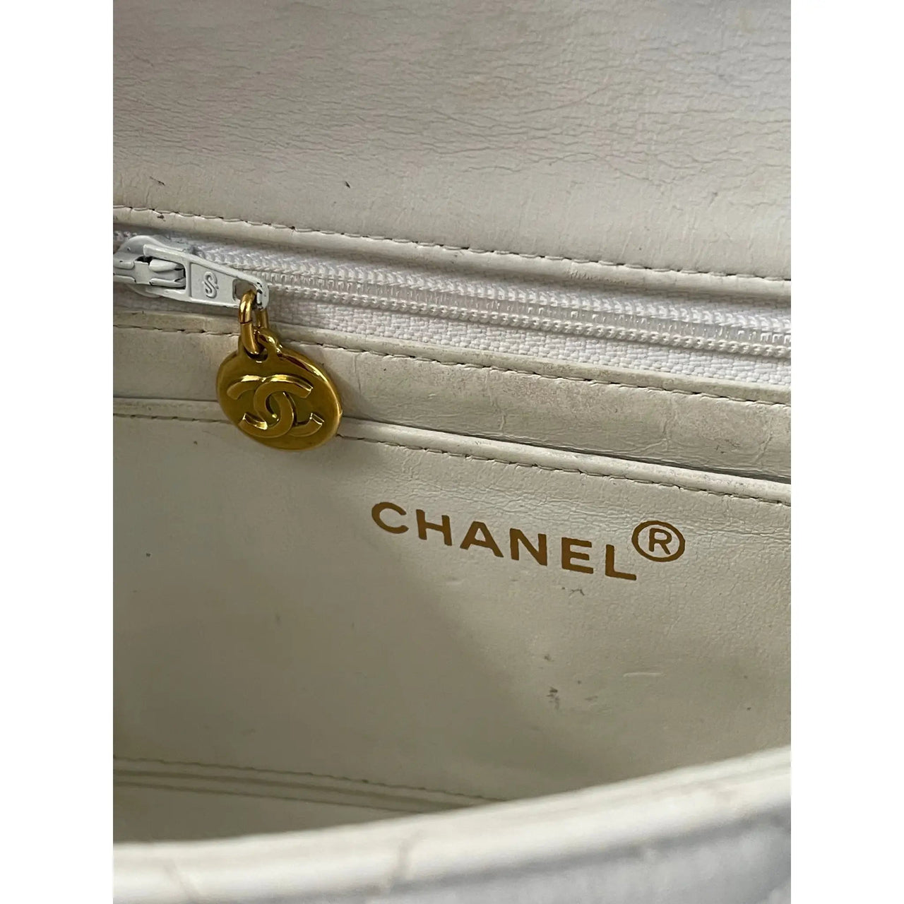 CHANEL VINTAGE MINI GOLD SILVER QUILTED KELLY BAG
