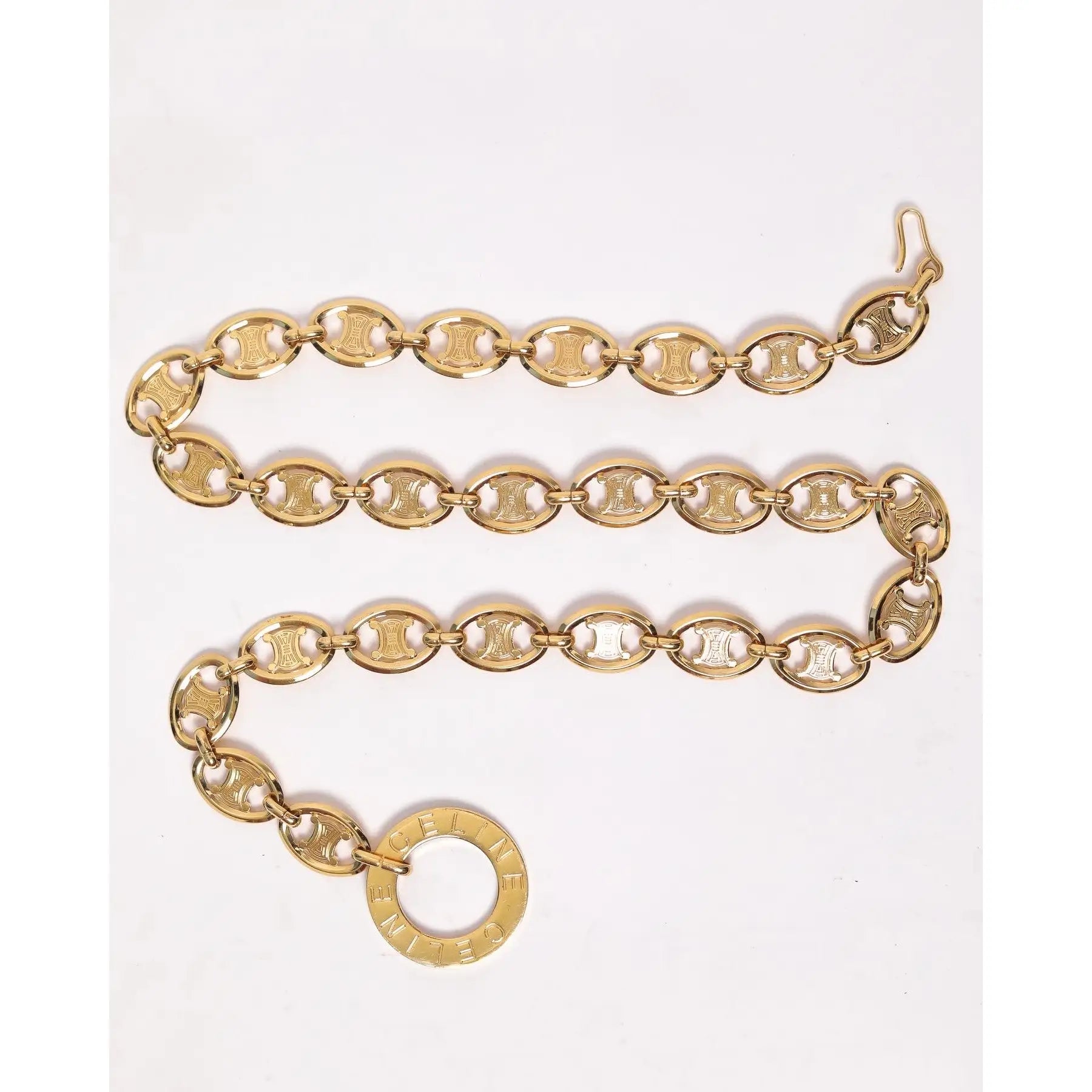 CELINE Triomphe Bracelet Silver Vintage 7vb4pd – VintageShop
