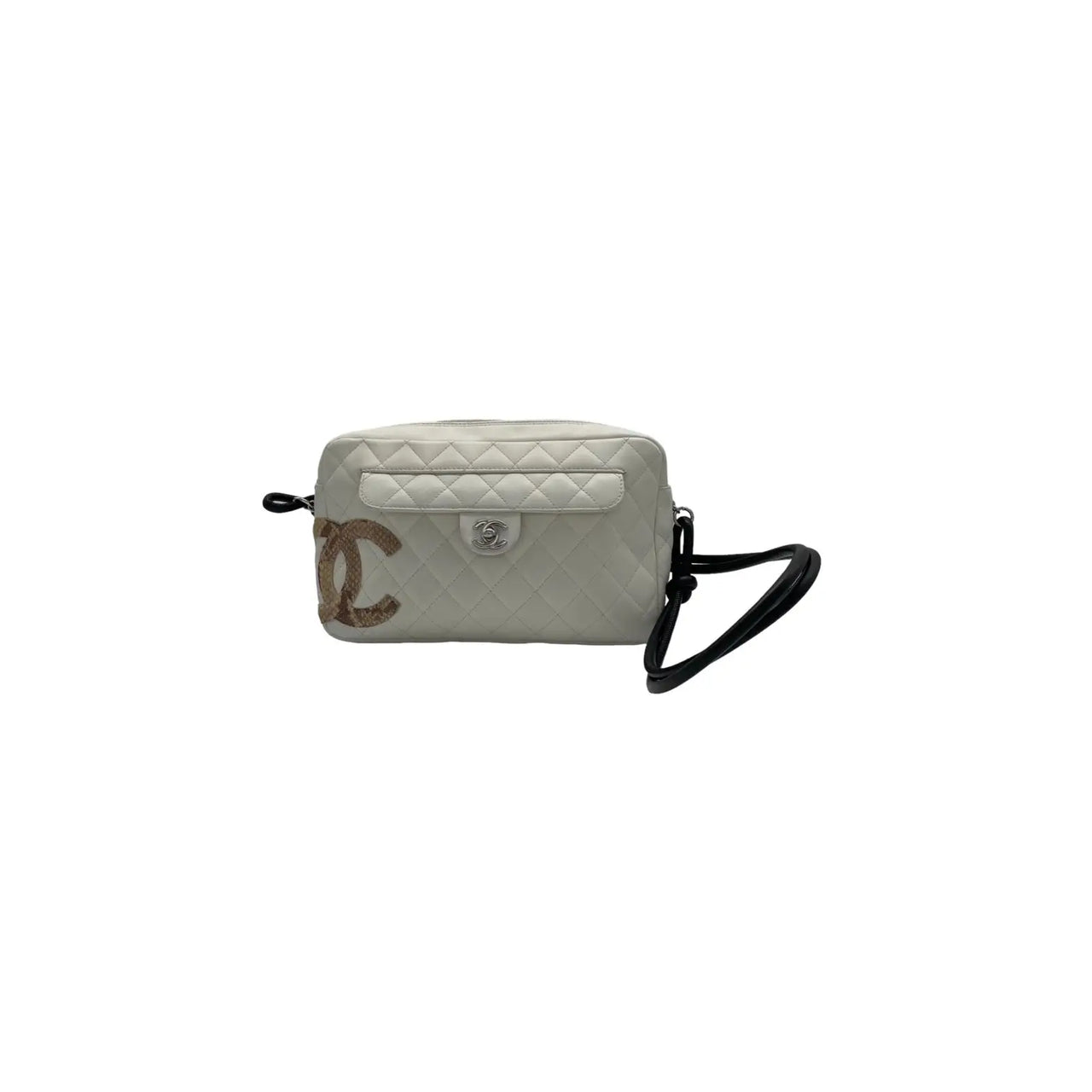 Cambon leather crossbody bag Chanel White in Leather - 29211486