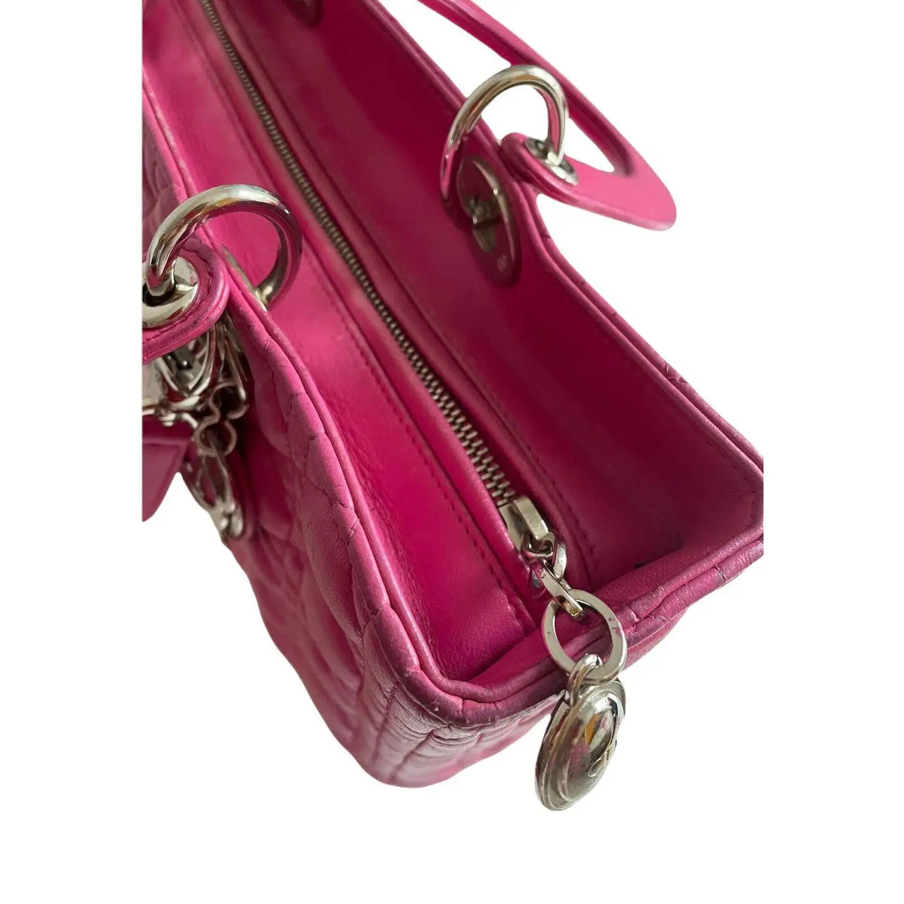 Christian Dior Lady Large Magenta Gannage