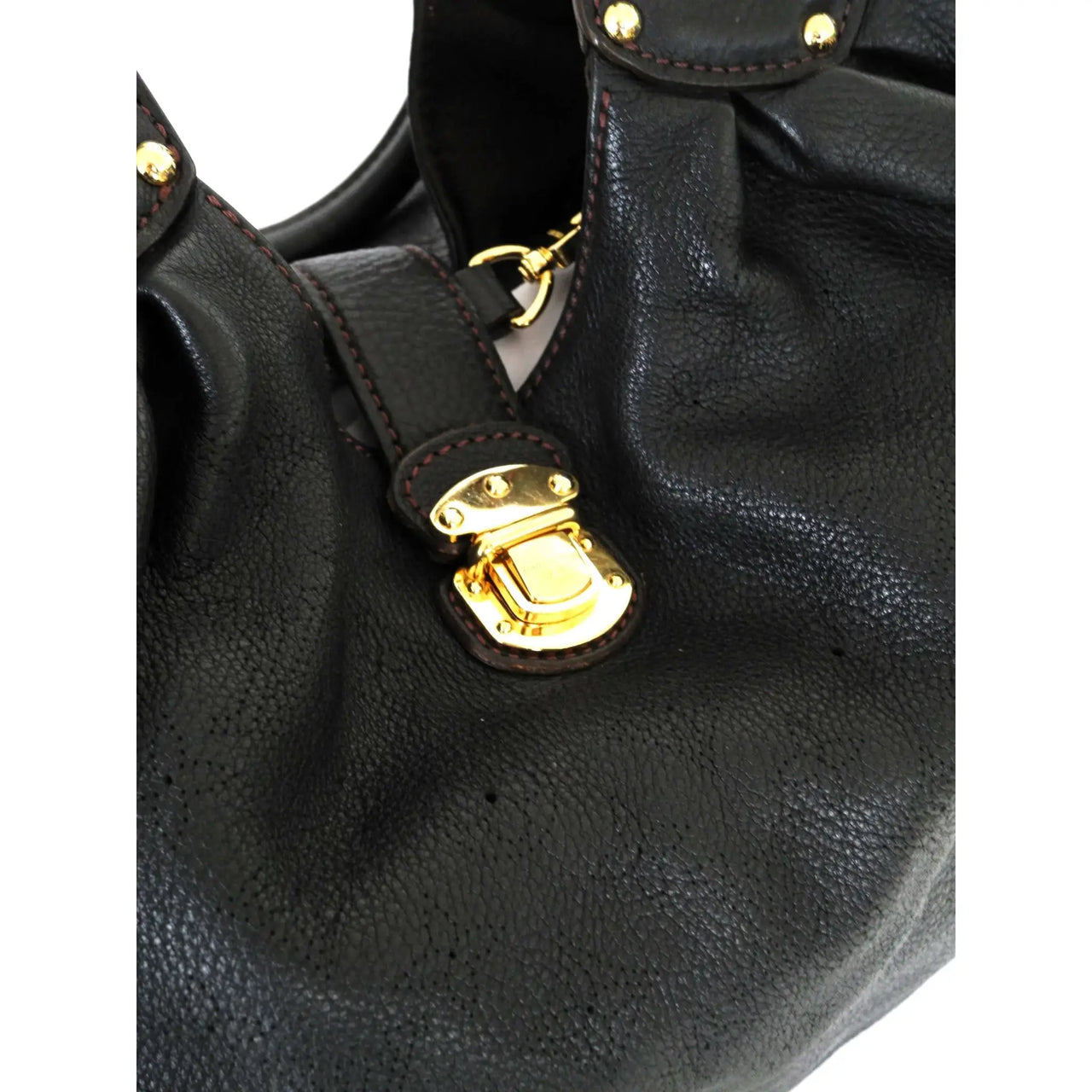 Louis Vuitton Black Mahina GM Shoulder Bag