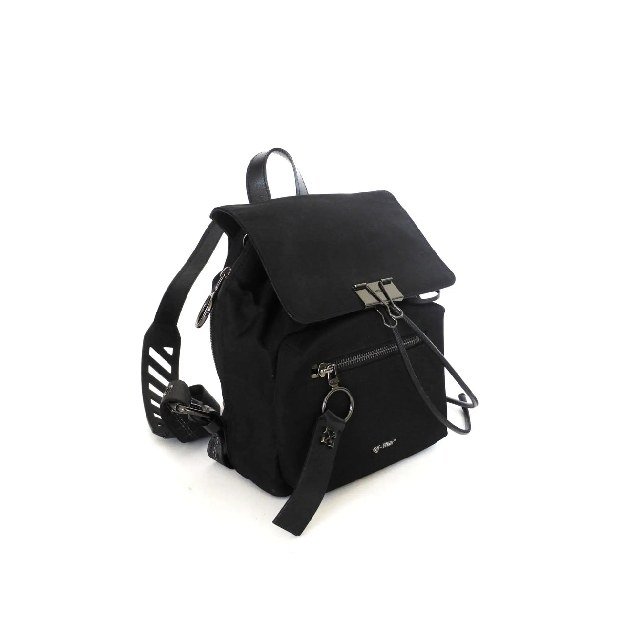 Off-White Black Nylon Messenger Bag Off-White