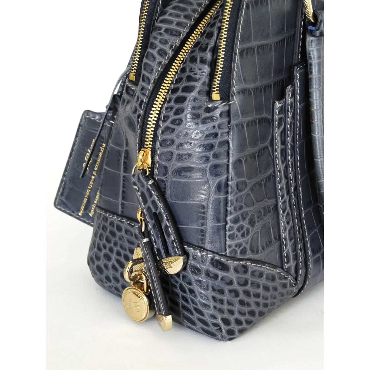 Handbag ADJANI GM by Lancel Crocodile Comptoir Vintage