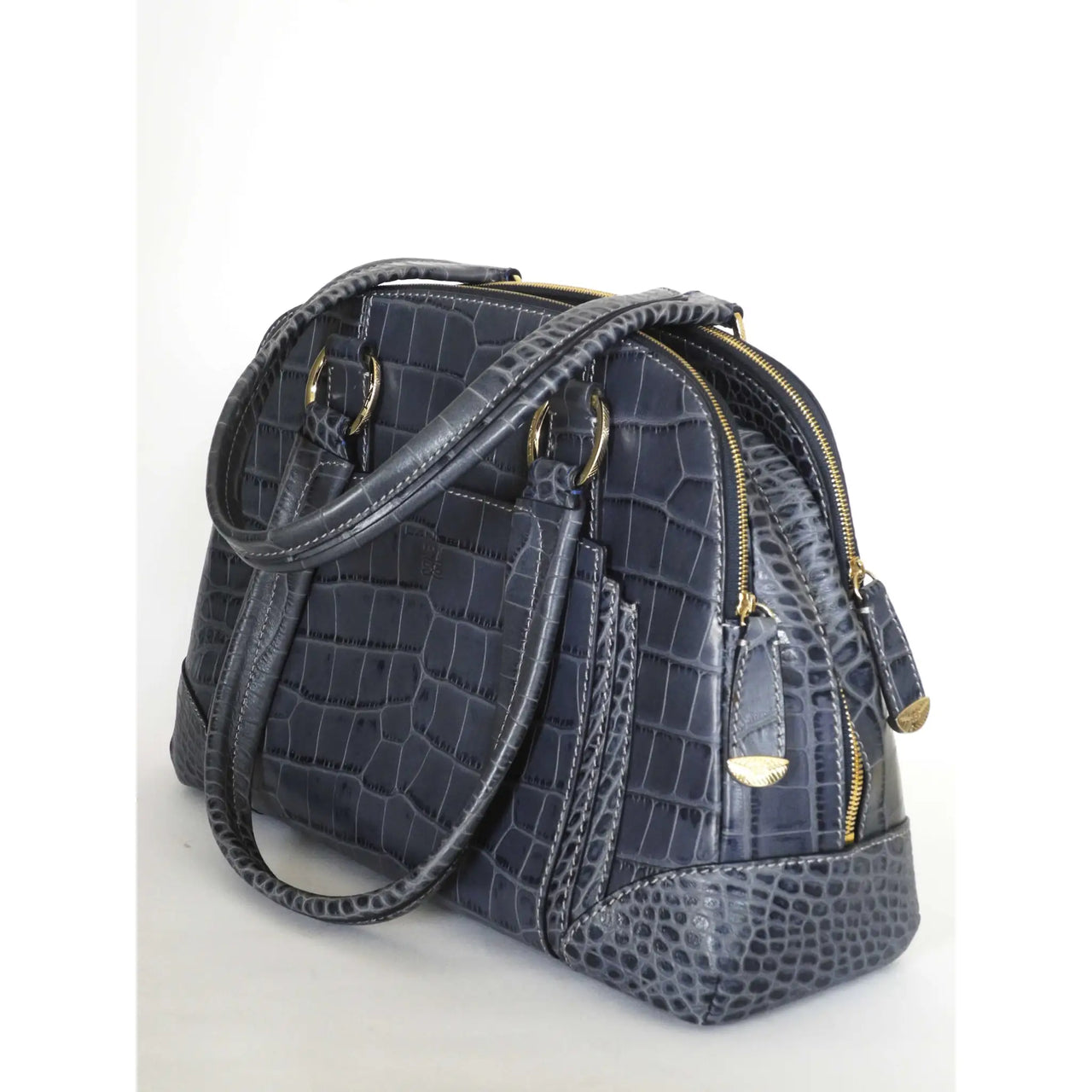 Handbag ADJANI GM by Lancel Crocodile Comptoir Vintage