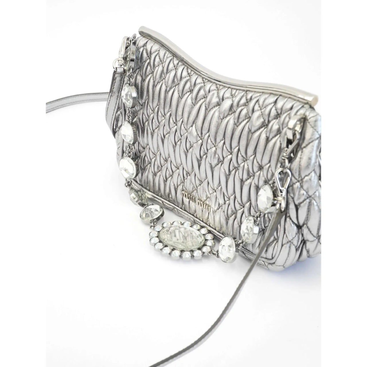 Miu Miu silver bag Comptoir Vintage