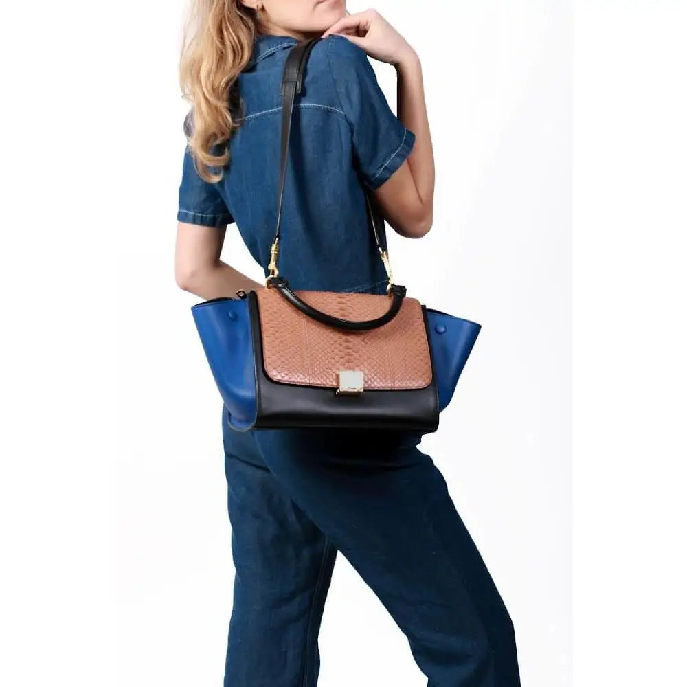 Celine Trapeze Bag in Python Comptoir Vintage