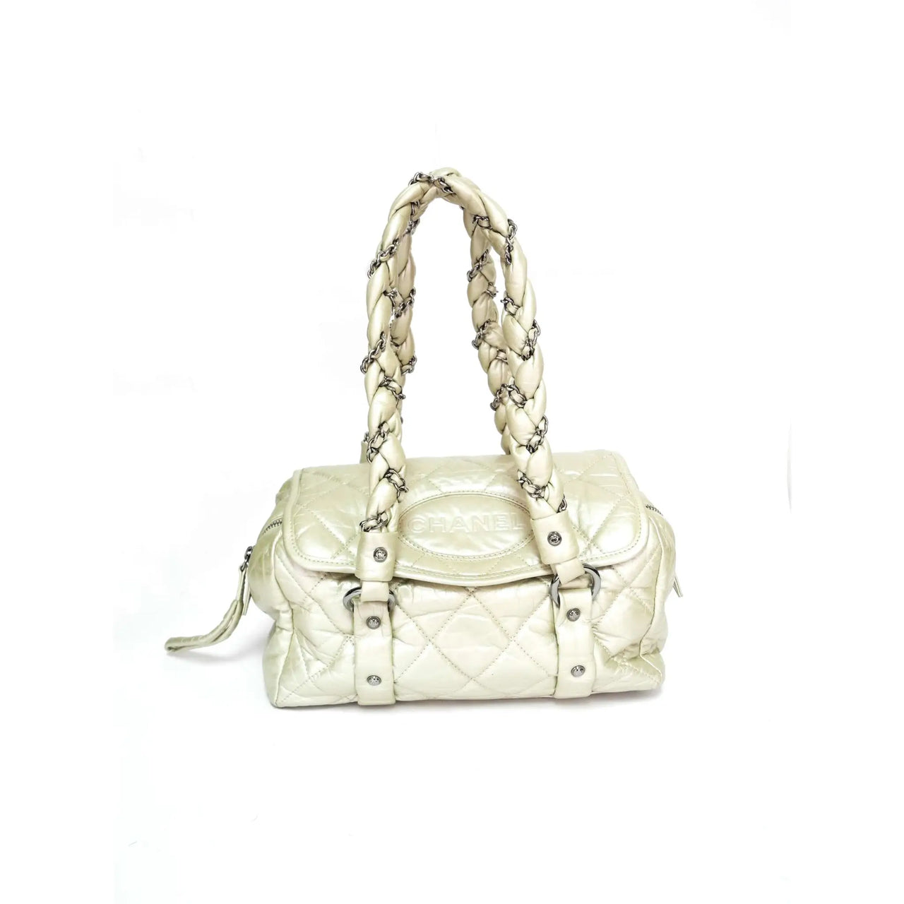 Chanel Lady Braid quilted bag with braided chain - Comptoir Vintage