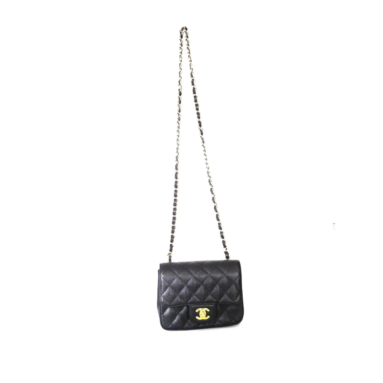 Chanel Black Quilted Lambskin Mini Flap Bag With CC Gold And Heart Shape  Metal Brushed Gold Hardware, 2022 Available For Immediate Sale At Sotheby's