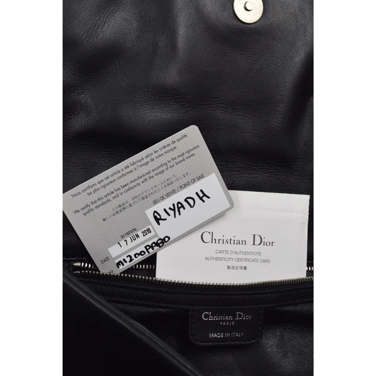 Dior Demi-Lune/Dior Bow Flap bag Comptoir Vintage