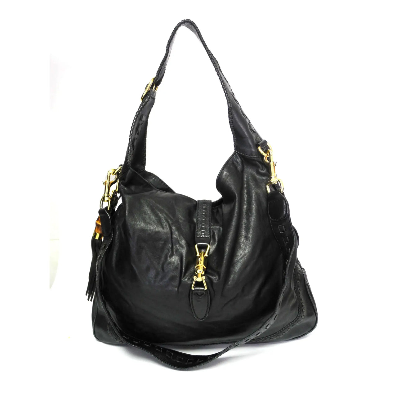 Gucci Jackie GM leather bag - Comptoir Vintage