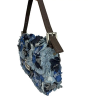 Thumbnail for Sac Fendi Fiori Denim Baguette