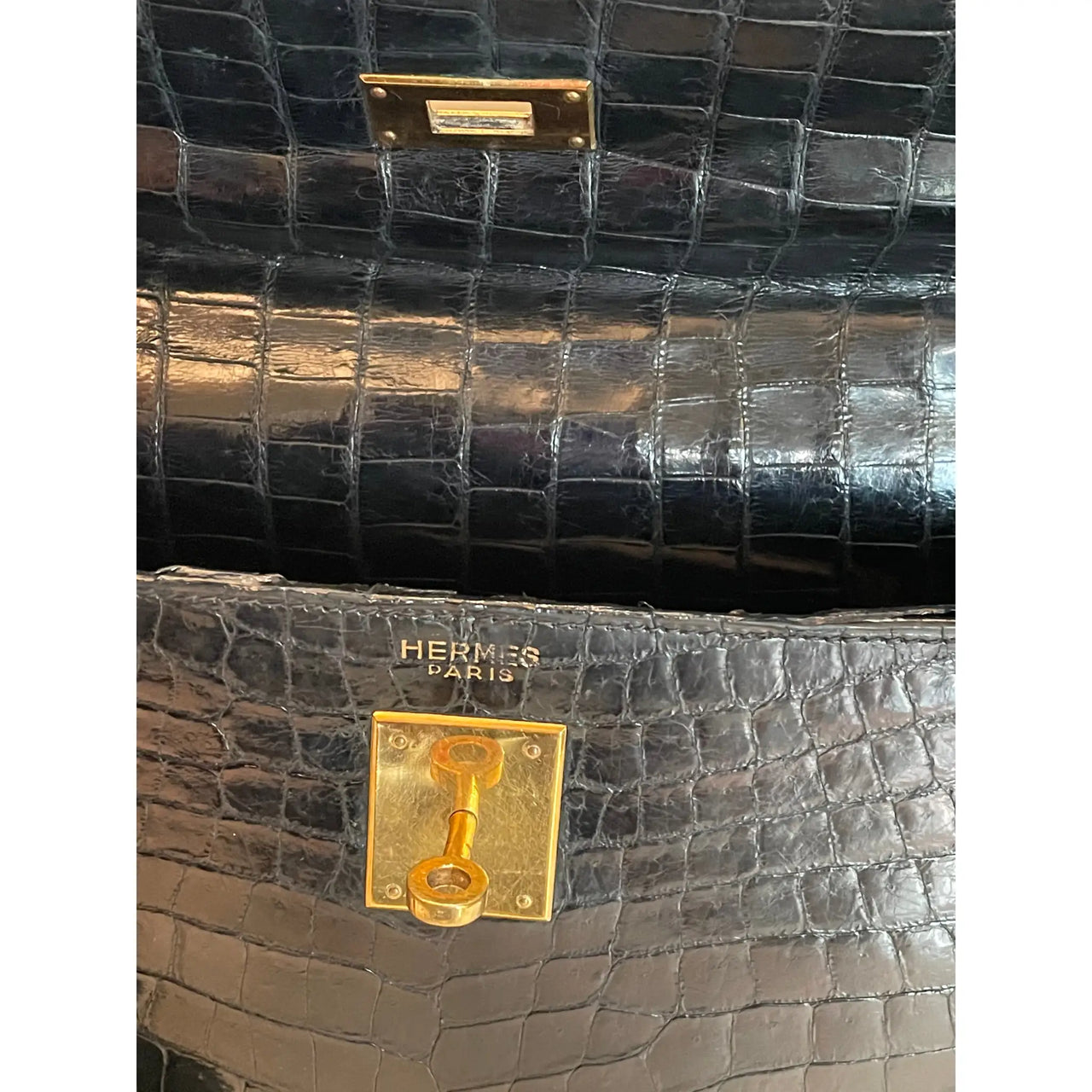 Sac vintage shop croco