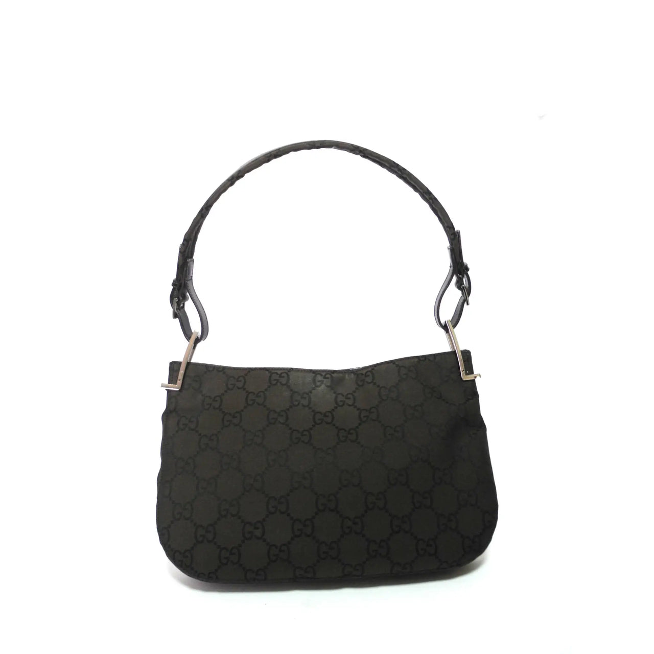 Vintage gucci monogram shoulder bag hotsell