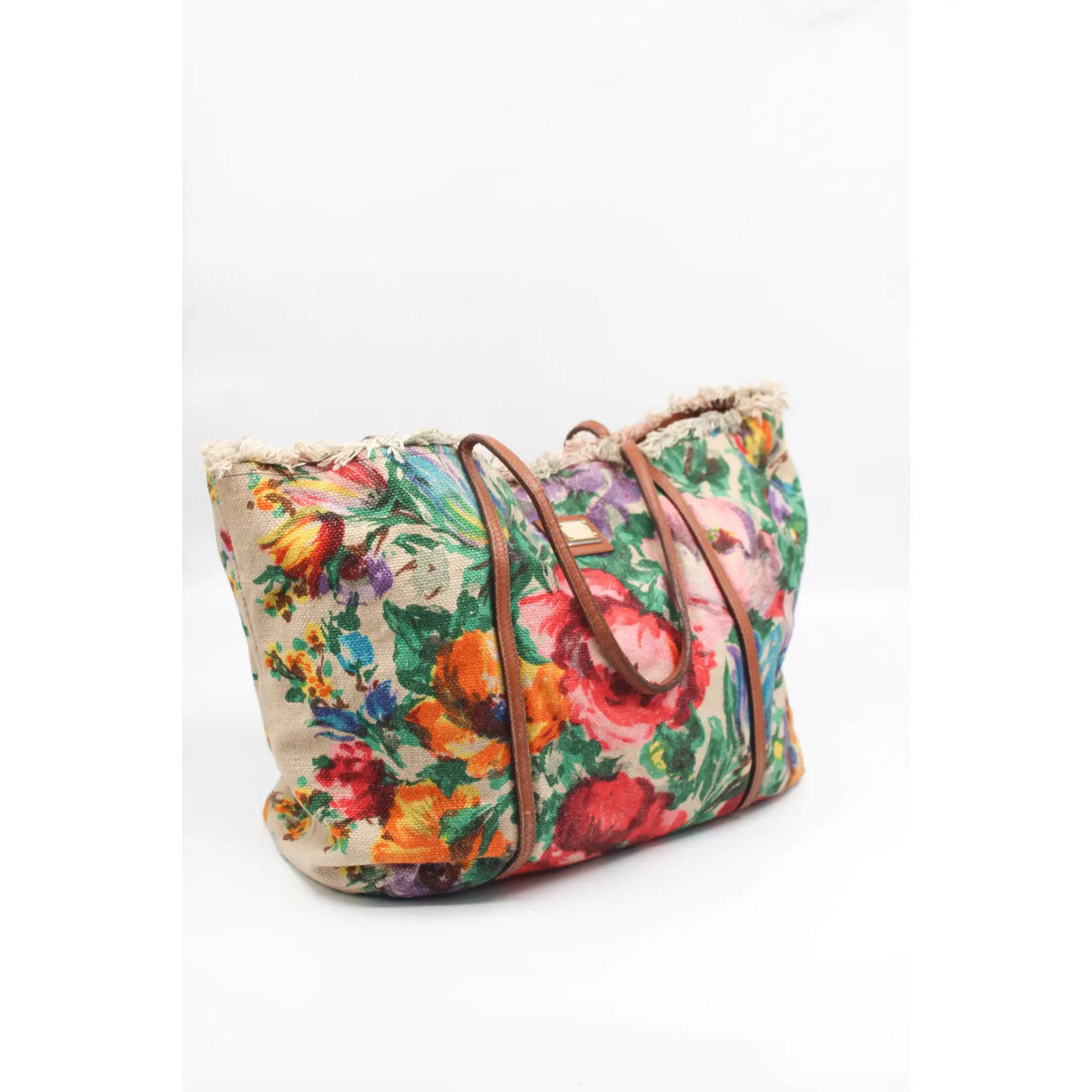 Sac Shopping Dolce Gabbana Miss Escape Floral Canvas Comptoir