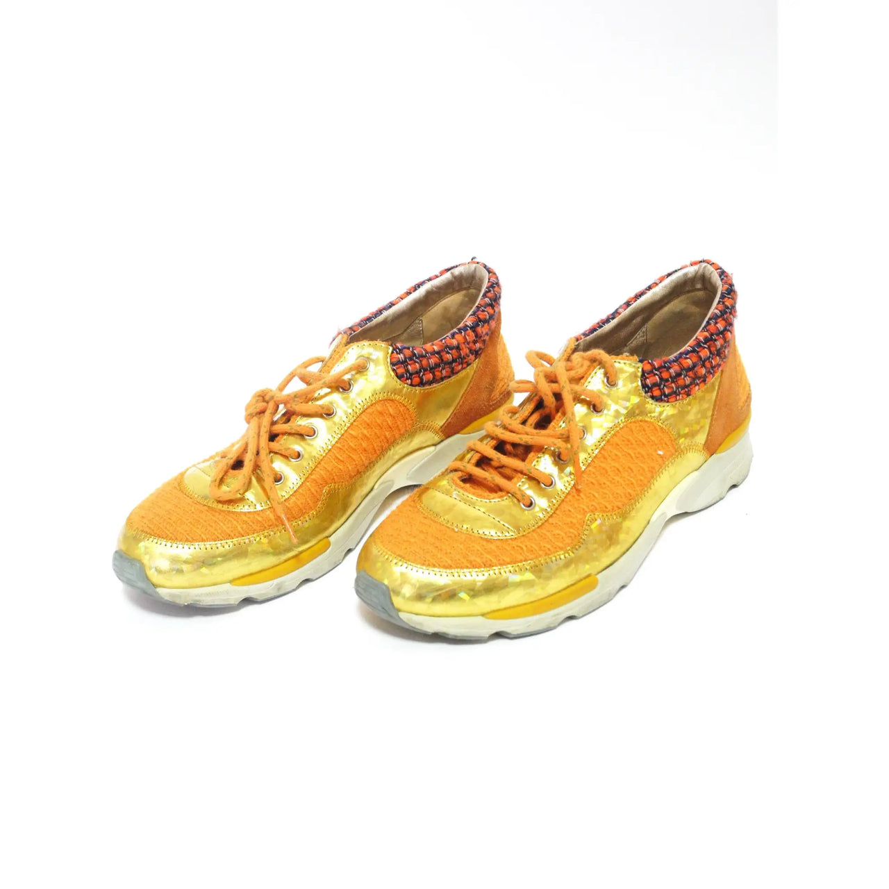 Chanel orange sneakers online